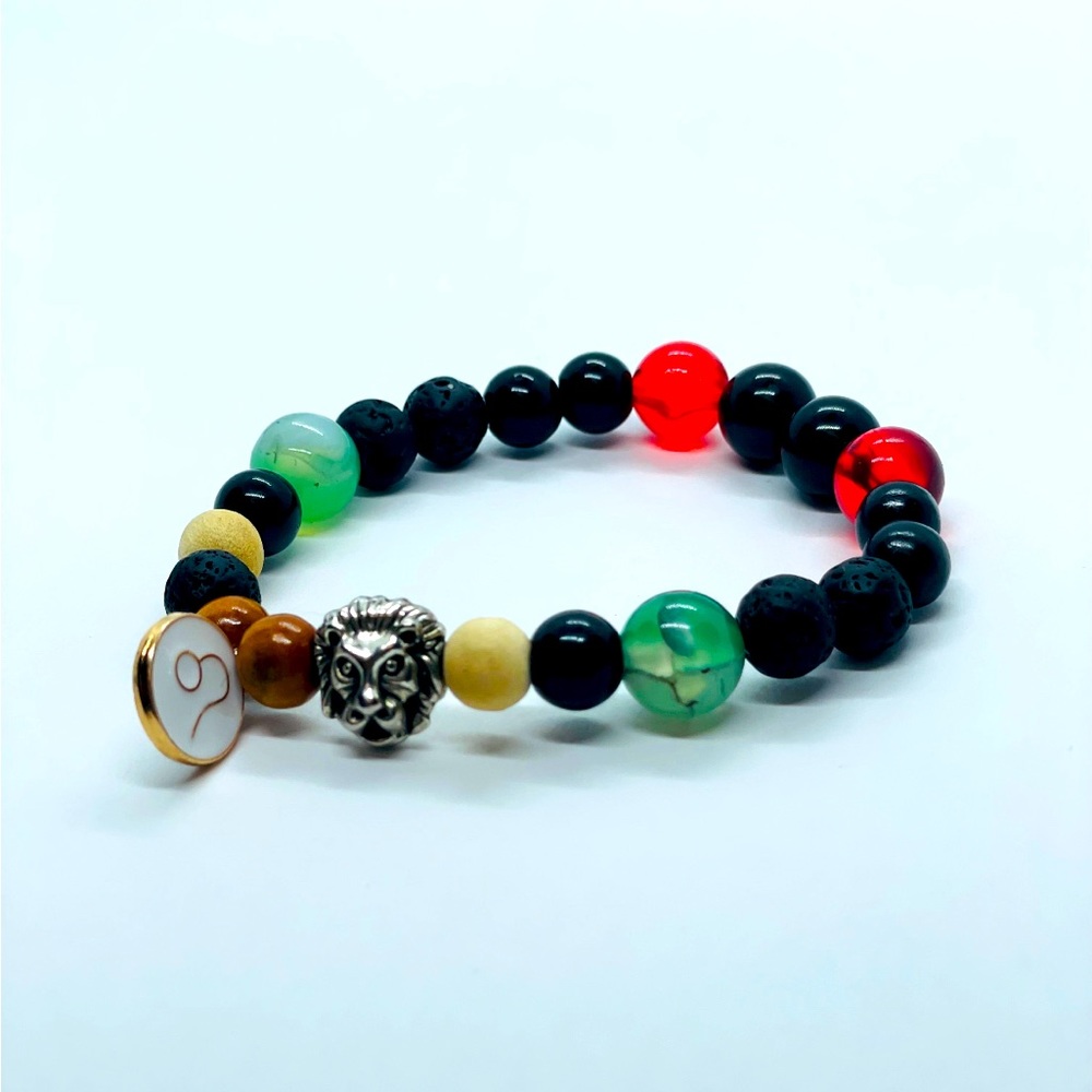 Handmade Leo ♌️ Stone Bracelet
